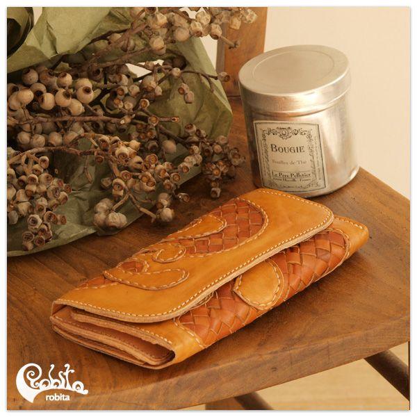 財布 ウォレット レディース robita ロビタ  レザーメッシュウォレット 財布 AN105 本...