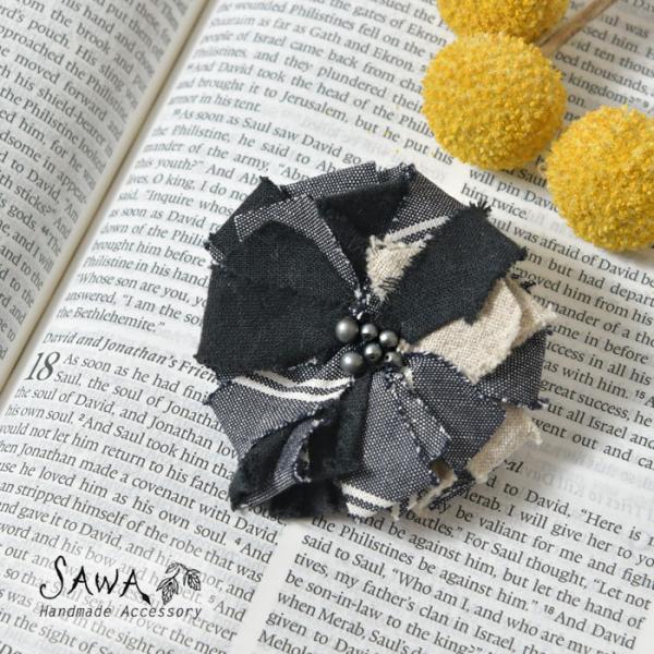 10%OFFクーポン ブローチ レディース SAWA サワ 布花 ブローチ te-bro-31 アク...