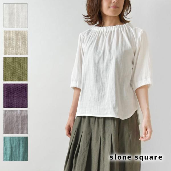 10%OFFクーポン ブラウス レディース slone square - スロンスクエア スラブWガ...