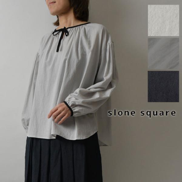10%OFFクーポン ブラウス レディース slone square スロンスクエア 東炊き ローン...