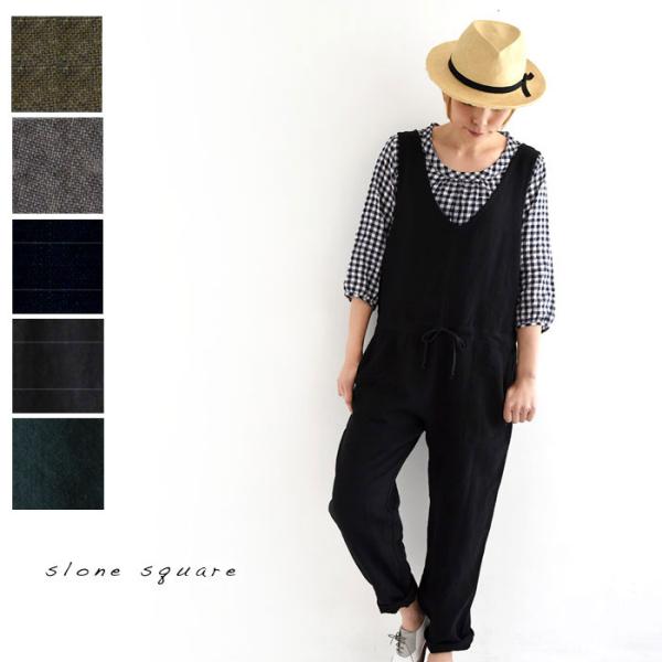 10%OFFクーポン パンツ レディース slone square スロンスクエア ベルギー リネン...