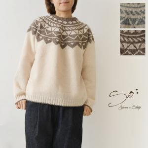 THE NORTH FACE 鹿柄ニット M 10270884-s-01.jpg