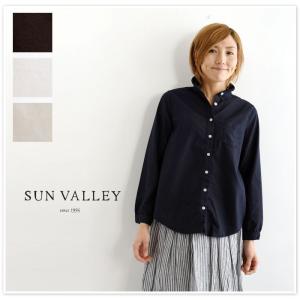 ポイント10倍 ブラウス レディース SUN VALLEY サンバレー 製品染め オックス レギュラー シャツ skt001006 定番 おしゃれ シンプル 30代 40代 母の日