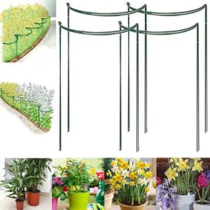 Yivoumi 植物支柱 4点セット 40*25cm 花ささえ 園芸支柱