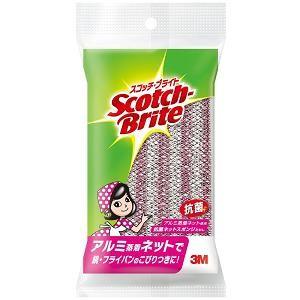 3M キッチン スポンジ アルミネット 研磨粒子なし 抗菌 スコッチ