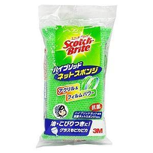 スコッチブライト ハイブリッドネットスポンジ グリーン ( 1コ入*6 ...