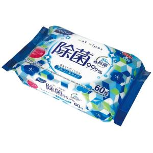 リファイン ウェットティッシュ アルコール除菌（60枚入）/ ライフドウプラス