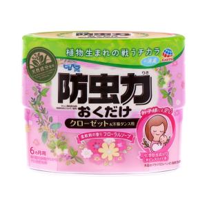 (送料無料)(まとめ買い・ケース販売)ピレパラアース 防虫力おくだけ 消臭プラス 柔軟剤の香りフローラルソープ 300mL（12個セット）/ アース製薬｜matinozakka