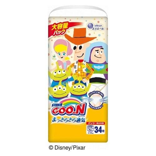 グーンパンツまっさらさら通気　ビッグより大きい（13〜25kg） 1パック（34枚入）  男女共用/...