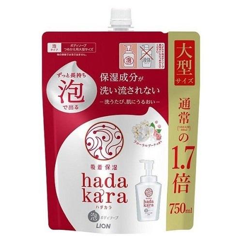 (送料無料)(まとめ買い・ケース販売)ハダカラ（hadakara）ボディソープ 泡タイプ フローラル...