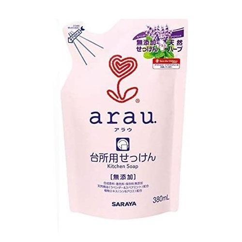 arau.（アラウ） 台所用せっけん 詰替用（380ｍL）/ サラヤ
