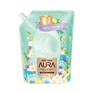 サフロンアウラ(AURA) スモーキームスク 柔軟剤 つめかえ（1700mL） LG/ トイレタリージャパンインク｜matinozakka