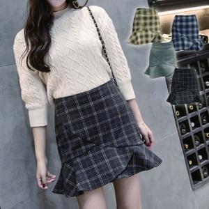 在庫処分セール！送料無料！】スカート ショートパンツ付き フレア