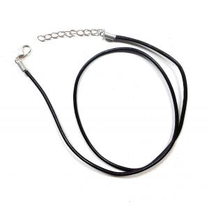 レザーネックレス チョーカー 黒紐 メンズ レディース