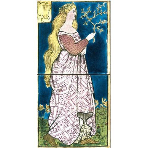 タイル DIY インテリア アート 二枚組パネルタイル WILLIAM MORRIS TILES /...