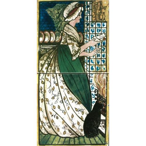 タイル DIY インテリア アート 二枚組パネルタイル WILLIAM MORRIS TILES /...