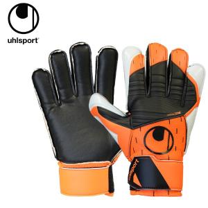 ウールシュポルト　GK/ウールシュポルトスターターレジスト　1011276-01　サッカーＧＫグラブ　ブラック×フローオレンジ