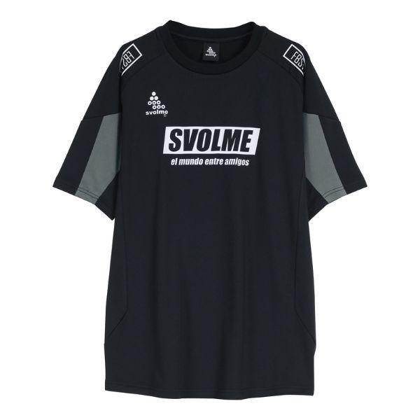 メール便発送可　スボルメ　SVOLME　タイトフィット　伸び伸びシャツ　124121900-BLAC...