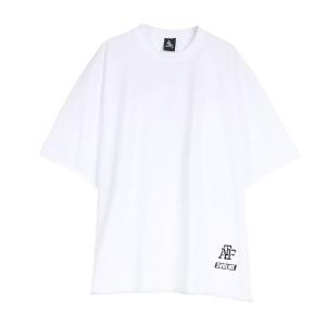 メール便発送可　スボルメ　SVOLME　DRYストレッチビッグロゴＴシャツ　124124200-white　フットサルウェア　ワイドシルエットシャツ　通気性抜群　半袖Tシャツ｜matsubarasports