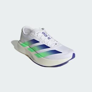 アディダス アディゼロ EVO SL ウーブン/ Adizero EVO SL WOVEN KJ2522 ランニングシューズ Cloud White / Beam Green / Core White