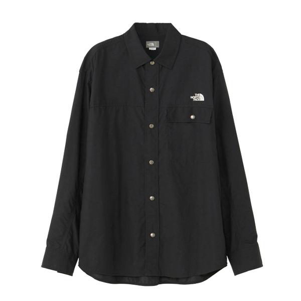 ノースフェイス　ロングスリーブヌプシシャツ（ユニセックス）　NR11961-K　ブラック・K