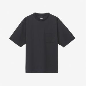 メール便発送可　ノースフェイス　ショートスリーブエアリーポケットティー（メンズ）　NT12447-K　半袖Tシャツ｜matsubarasports