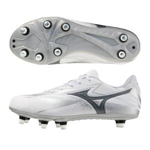 ミズノ MIZUNO　ワイタンギ PRO(ラグビー)　R1GA260004　ラグビースパイク　スーパーワイド(4E)　04：ホワイト×グレー