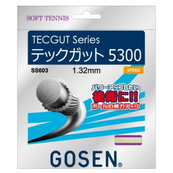 ゴーセン GOSEN テックガット5300 SS603 ソフトテニス ガット