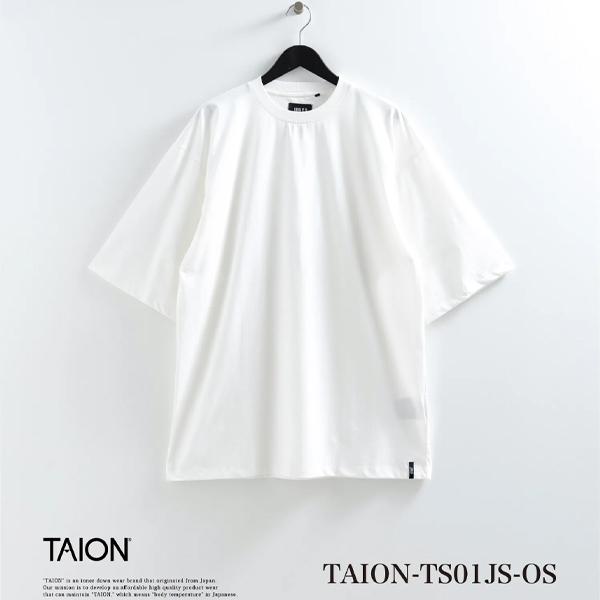 メール便配送可　TAION（タイオン）　ノンダウン ジャパンスペシャル ビッグシルエット Tシャツ　...
