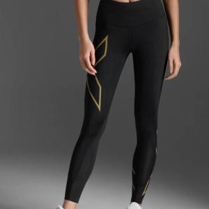 2XU(ツータイムズユー) 2XU MCS LS MID-RISE COMPTIGHTS WA6523B-BLKGRF レディスランニング BLK/GRF コンプレッションタイツ