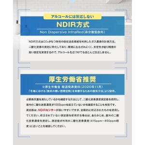TV紹介 日本製 NDIR式 多機能CO2濃度...の詳細画像4