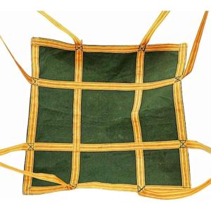 ワイヤーモッコ A-2型(4本吊りアイタイプ) 400cm×400cm 使用 ワイヤーモッコ A-2型(4本吊りアイタイプ) 400cm×400cm 使用