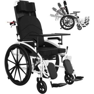 車椅子 車いす 折畳み 軽量 コンパクト 大人用 自走式車椅子 手動車椅子 4輪歩行器 耐荷重100kg 折りたたみ式 リクライニング車椅子 アシストプッシュスクーター｜matsuda-yonyon-store