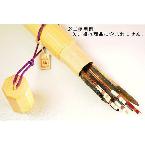 松田桐箱 総桐八角矢筒 ５本収納タイプ