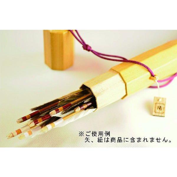 松田桐箱 総桐八角矢筒 ７本収納タイプ