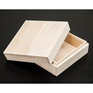 桐箱 桐の小物入れ・盃箱 結び紐付き 内寸（82×82×32mm） 50ヶセット