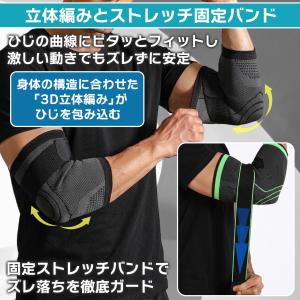 サポーター 肘 サポーター ゴルフ肘 テニス肘...の詳細画像1