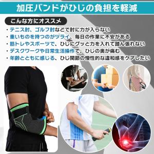 サポーター 肘 サポーター ゴルフ肘 テニス肘...の詳細画像4