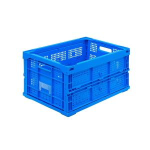 松本産業 折りたたみコンテナ 30L ブルー ( 30B ) カードホルダー付き