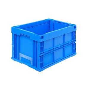 松本産業 折りたたみコンテナ 30L ブルー ( 30B ) カードホルダー付き