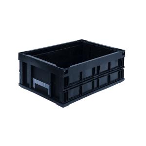 松本産業 折りたたみコンテナ 75L ブラック ( 75BL ) カードホルダー