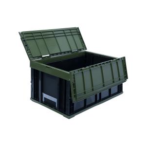 松本産業 折りたたみコンテナ 網目 75L ブラック ( 75ABL ) カード