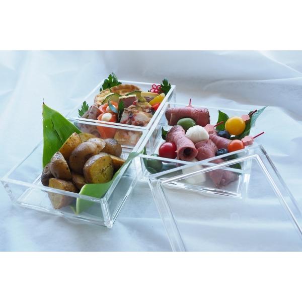 アクリル 重箱 ( Sサイズ ) 3段重 クリア JPD ( J Product Design ) ...