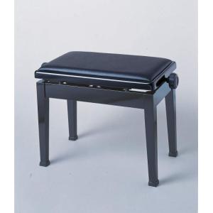 甲南 ピアノ椅子 AW55-S 黒塗（ブラック、BK） 日本製 ※お客様組立