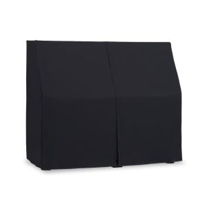 ピアノ椅子 AN ウォルナット半艶塗装 イトマサ製 ※布張り6ボタン止め