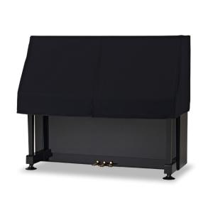 吉澤　アップライトピアノ用ハーフカバー（ピアノケープ）　PC-450BK　ニット系　ブラック　ピアノ...