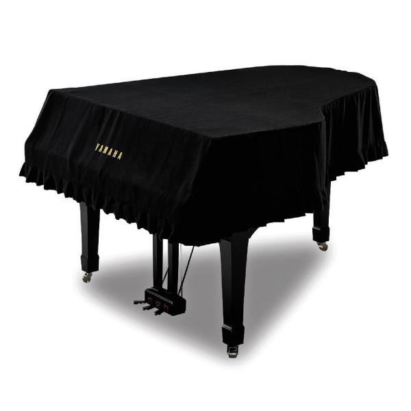ヤマハ　グランドピアノフルカバー　GPFCC5-1　新仕様タイプ（表面が黒色、裏面が赤色の1枚生地で...