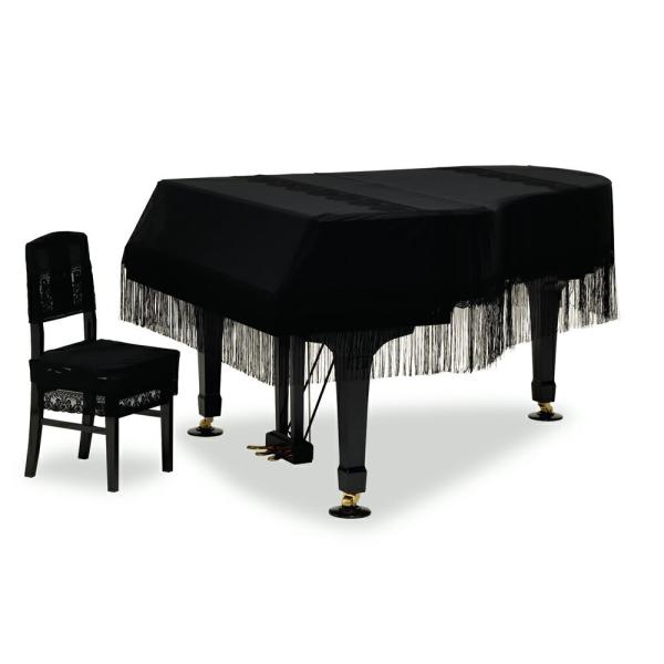 吉澤　グランドカバー　GP-819BK　ブラック　ストリングレース　グランドピアノ用フルカバー　【受...