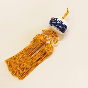家紋入り 盆提灯 絹張 11号 12号 天然木...の詳細画像5