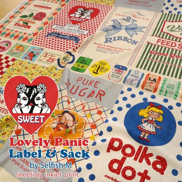 【約１ｍのパネル販売】Lovely Panic「Label＆Sack」by SelfishM（ラブリ...